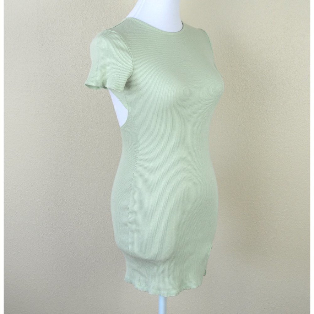 Urban Outfitters Aly Ribbed Open-back Mini Dress M - Picture 7 of 8